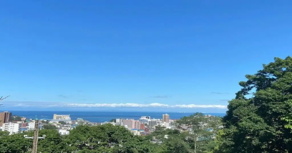 Miharashi Dai observatory in Otaru Park