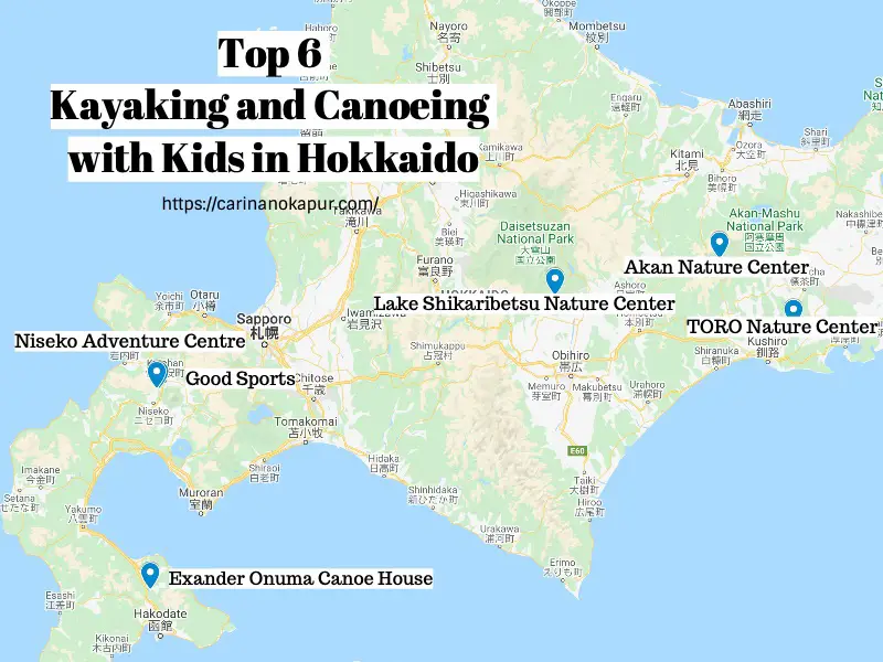 kayaking and canoeing in Hokkaido