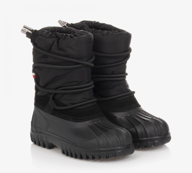 Moncler Enfant Kids Grenoble Chris Snow Boots in Black